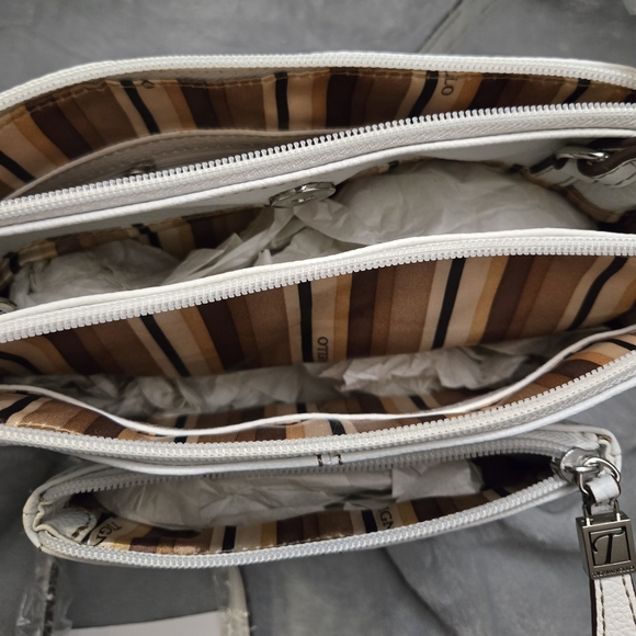 Tignanello Genuine Leather Crossbody Bag - Picture 10 of 12